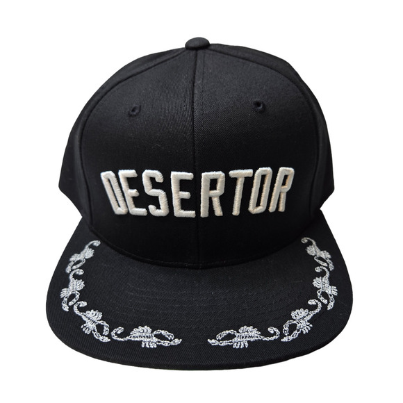 Undefeated Desertor Born Not Made Black Snapback Men's Cap Hat One Size - Picture 1 of 5